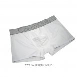 Nuevo Boxer Calvin Klein Hombre Steel Blateado Blanco