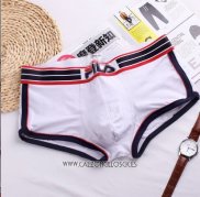 Nuevo Boxer Fila Hombre Blanco Rojo