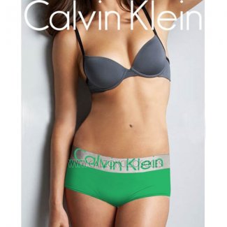 Boxer Calvin Klein Mujer Steel Blateado Verde