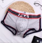 Nuevo Boxer Fila Hombre Gris Negro