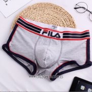 Nuevo Boxer Fila Hombre Gris Negro