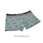Boxer Lacoste Hombre Prints Colors Gris Verde